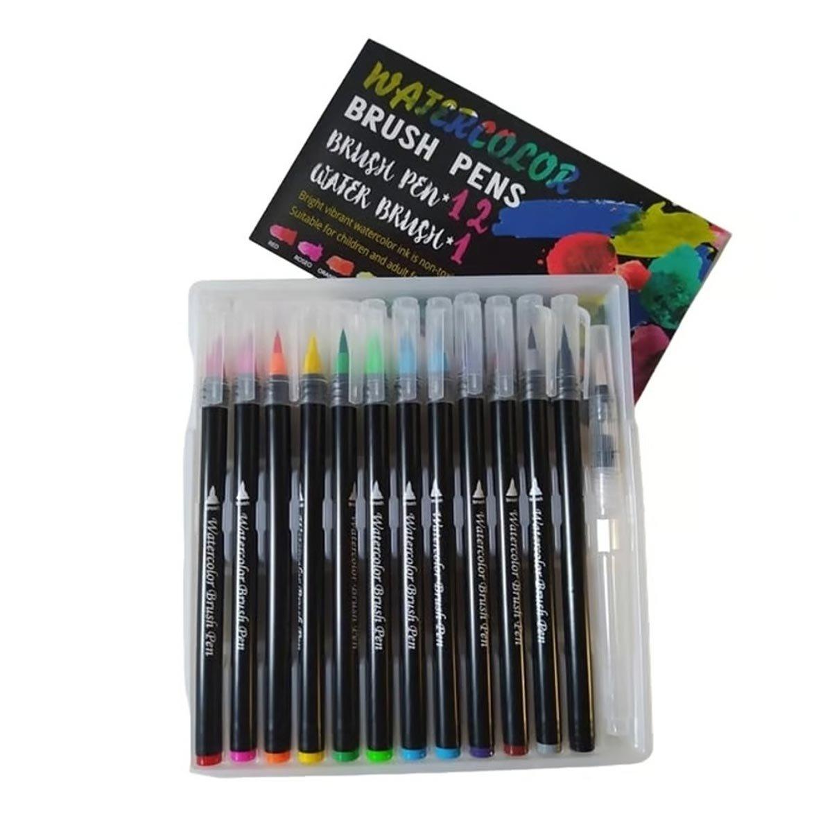 Foska Маркер-четка Brush, 12 цвята