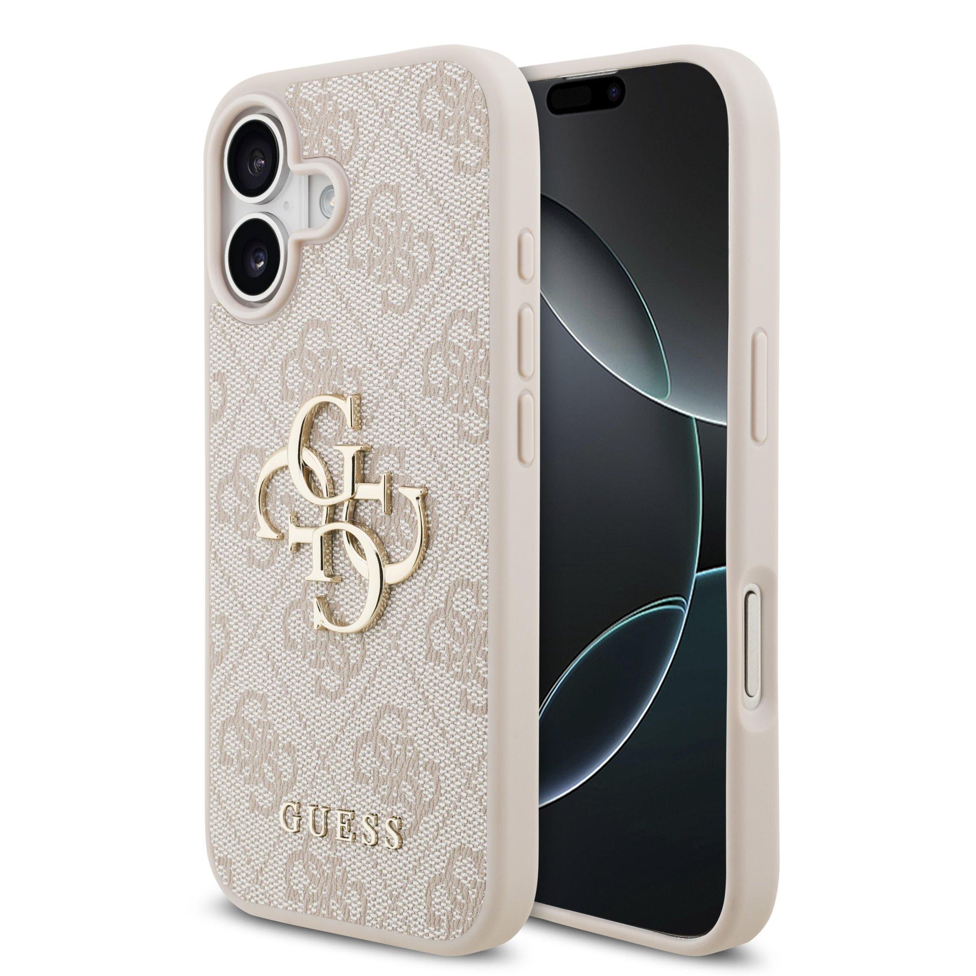 GUESS Калъф Apple iPhone 17, PU 4G Metal Logo, /розов/ - GUHCP17S4GMGPI | JAR Computers GUESS Калъф Apple iPhone 17, PU 4G Metal Logo, /розов/ - GUHCP17S4GMGPI