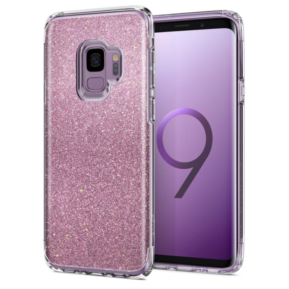 Хибриден кейс с най-висока степен на защита за Samsung Galaxy S9 - Spigen Slim Armor Glitter Case (розов) | JAR Computers Хибриден кейс с най-висока степен на защита за Samsung Galaxy S9 - Spigen Slim Armor Glitter Case (розов)