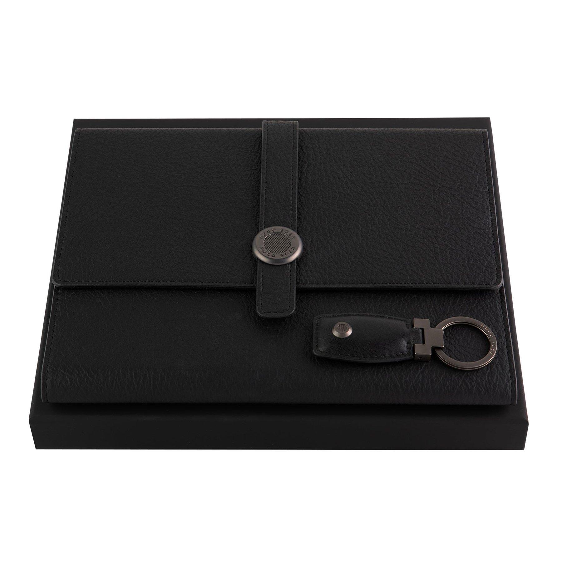 Hugo Boss Комплект ключодържател и папка Executive, A5 | JAR Computers Hugo Boss Комплект ключодържател и папка Executive, A5