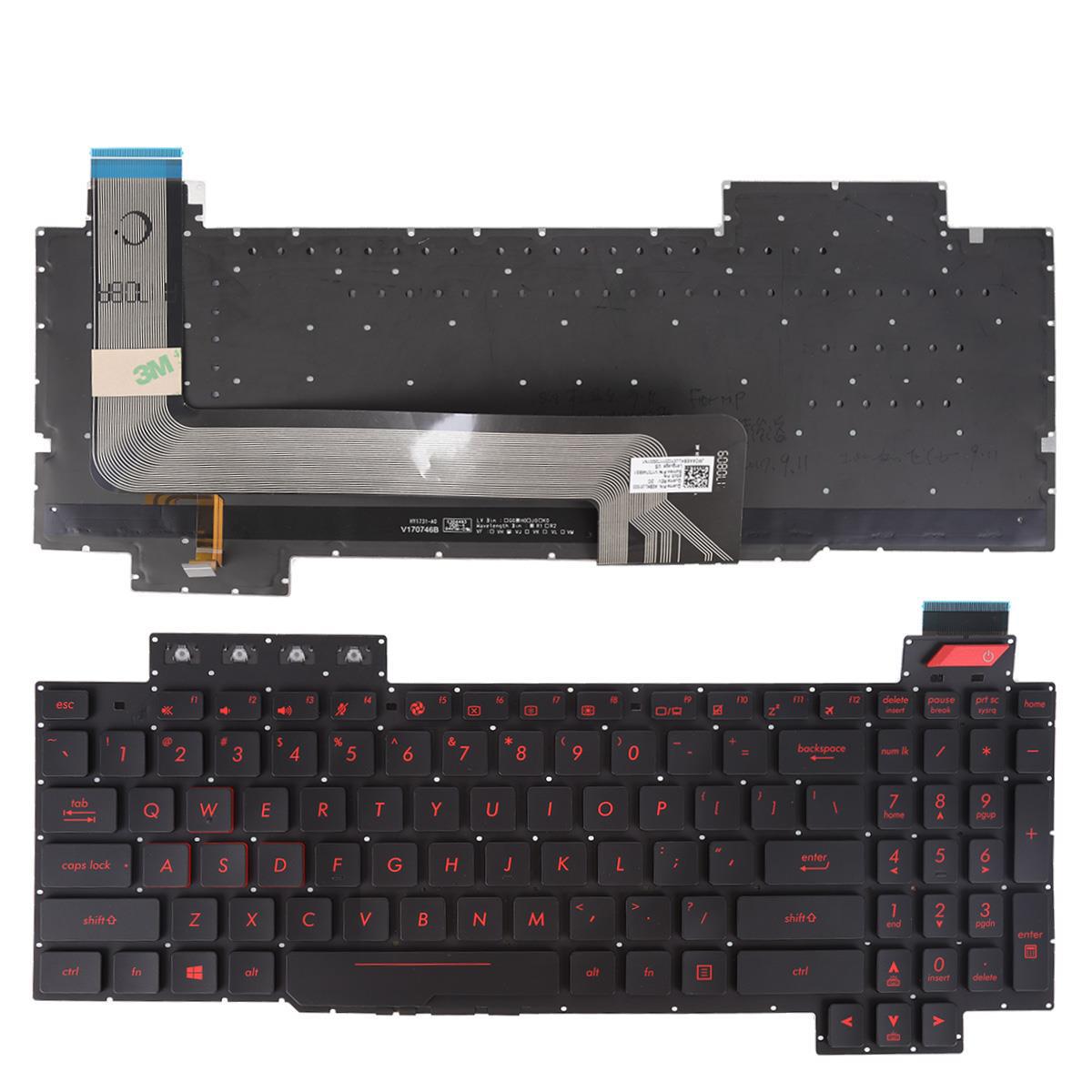 Клавиатура за лаптоп Asus ROG Strix GL503VS FX503VM Черна Без Рамка с Малък Ентър, с Подсветка, Оригинална | JAR Computers Клавиатура за лаптоп Asus ROG Strix GL503VS FX503VM Черна Без Рамка с Малък Ентър, с Подсветка, Оригинална