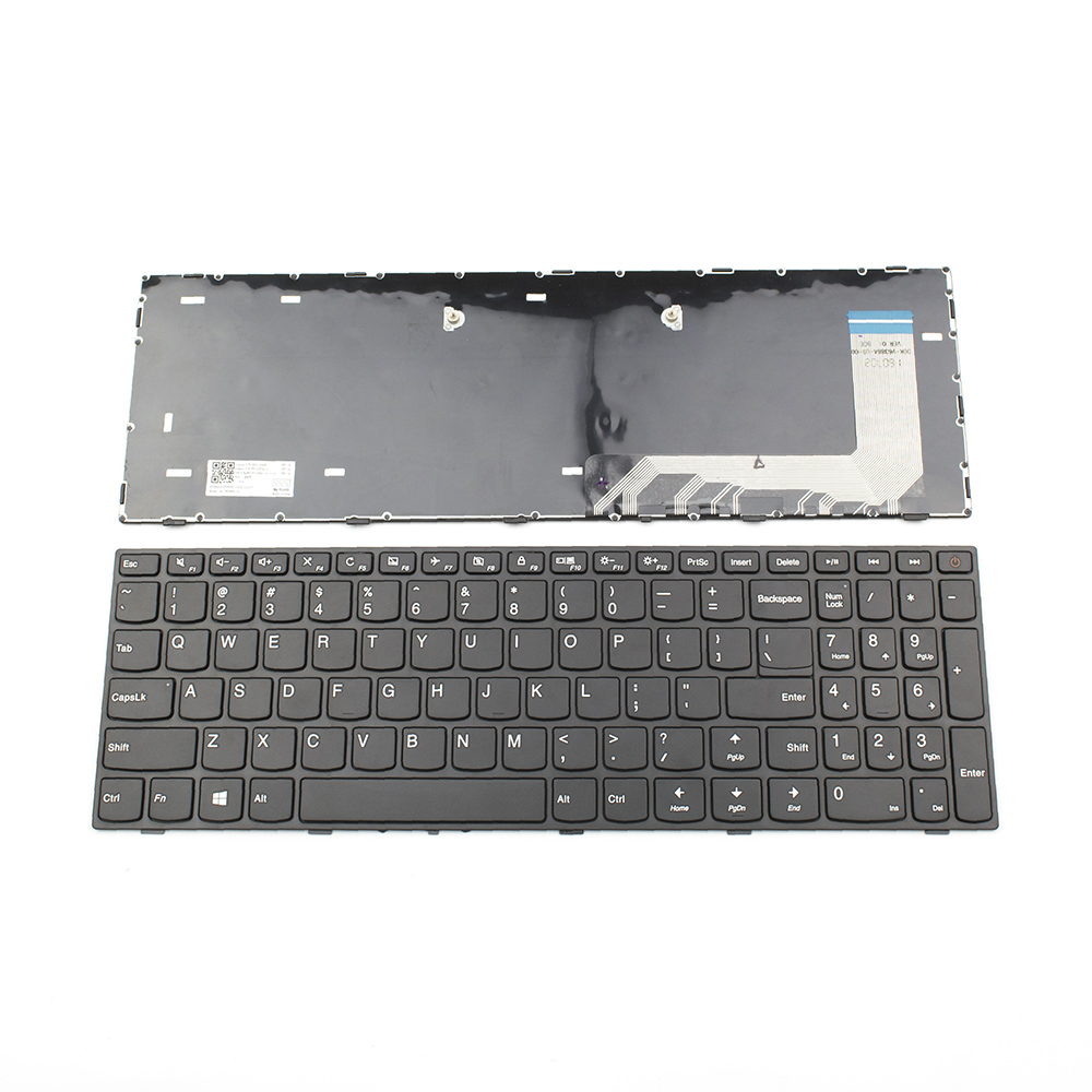 Клавиатура за лаптоп Lenovo 110-15ISK 110-17ACL 110-17IKB 110-17ISK Черна с Черна Рамка | JAR Computers Клавиатура за лаптоп Lenovo 110-15ISK 110-17ACL 110-17IKB 110-17ISK Черна с Черна Рамка