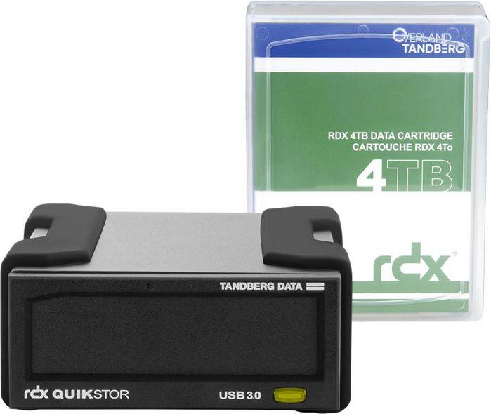 Комплект външен диск RDX с 4TB касетаTandberg Data Drive QuikStor RDX Extern - PN 8866-RDX | JAR Computers Комплект външен диск RDX с 4TB касетаTandberg Data Drive QuikStor RDX Extern - PN 8866-RDX
