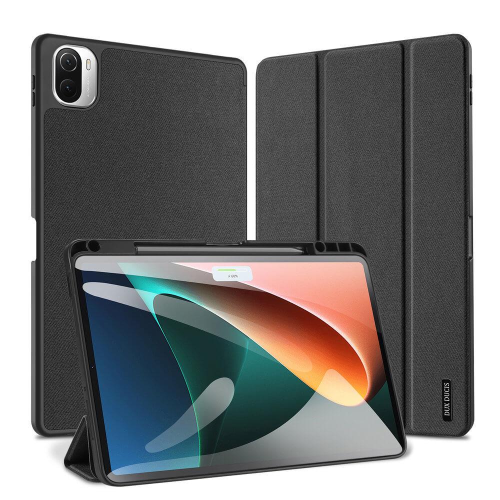 Полиуретанов кейс с поставка и отделение за Xiaomi Mi Pad 5 Pro, Mi Pad 5 - DUX DUCIS Domo Tablet Case (черен) | JAR Computers Полиуретанов кейс с поставка и отделение за Xiaomi Mi Pad 5 Pro, Mi Pad 5 - DUX DUCIS Domo Tablet Case (черен)