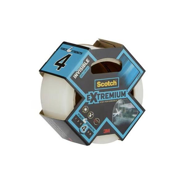 Самозалепваща Duct лента Scotch® Extremium™ INVISIBLE, усилена, 48 мм x 20 м, невидима | JAR Computers Самозалепваща Duct лента Scotch® Extremium™ INVISIBLE, усилена, 48 мм x 20 м, невидима