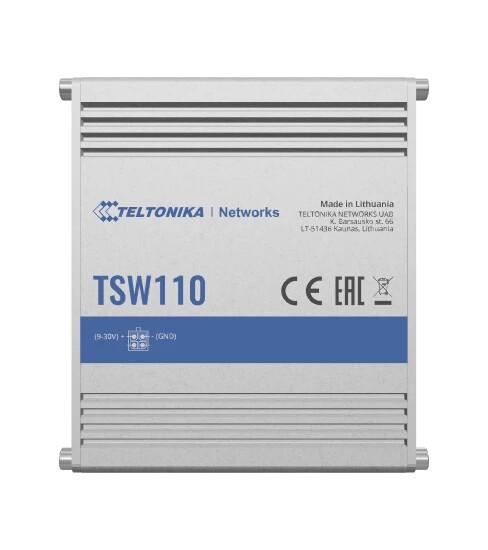 Teltonika TSW110 Неуправляем Gigabit Ethernet (10/100/1000) Захранване по Ethernet (PoE) Син, Сив | JAR Computers Teltonika TSW110 Неуправляем Gigabit Ethernet (10/100/1000) Захранване по Ethernet (PoE) Син, Сив