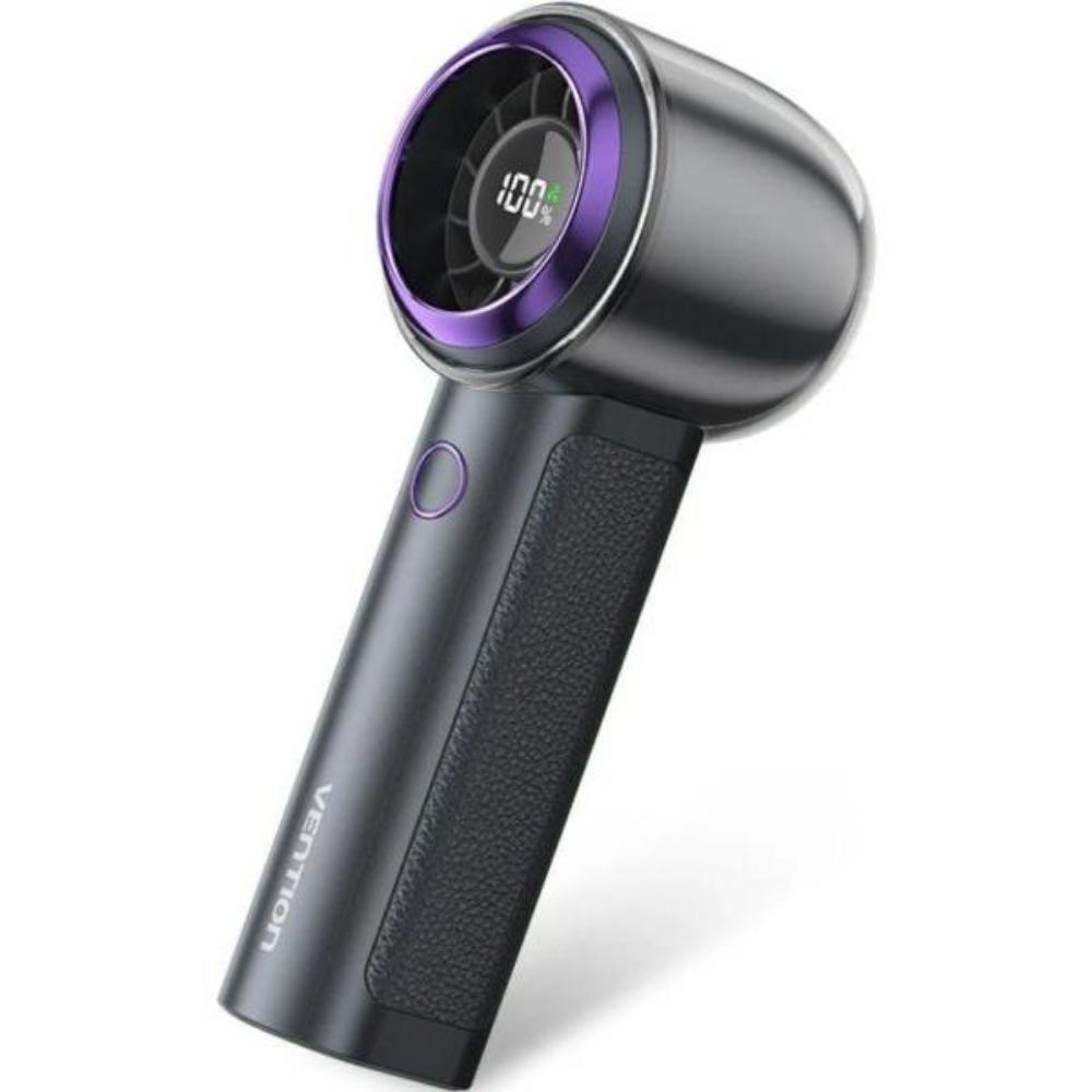 VENTION USB 5V Speed (1-100) Adjustable Handheld High-Speed Fan Electroplated Purple LED Display Type (PBBV0) (VENPBBV0) | JAR Computers VENTION USB 5V Speed (1-100) Adjustable Handheld High-Speed Fan Electroplated Purple LED Display Type (PBBV0) (VENPBBV0)