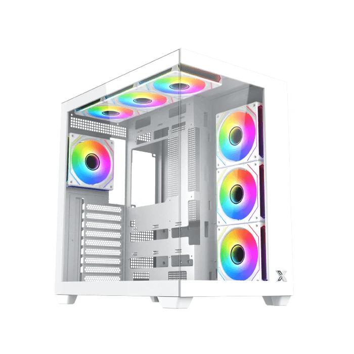 Xigmatek кутия Case ATX - Aqua V Air Arctic (H23A) - 7 ARGB Fans | JAR Computers Xigmatek кутия Case ATX - Aqua V Air Arctic (H23A) - 7 ARGB Fans