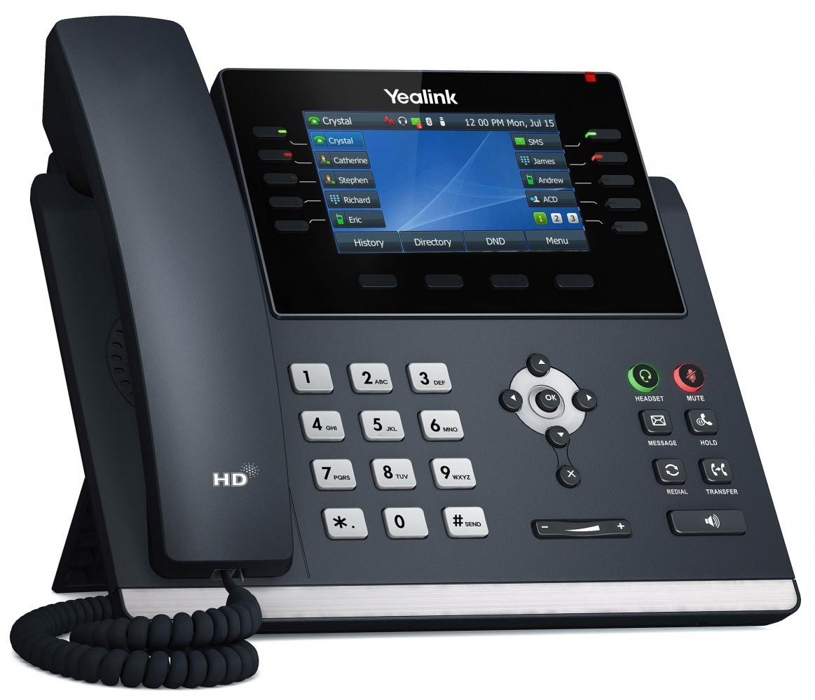 Yealink SIP-T46U IP телефон Сив LCD Wi-Fi | JAR Computers Yealink SIP-T46U IP телефон Сив LCD Wi-Fi