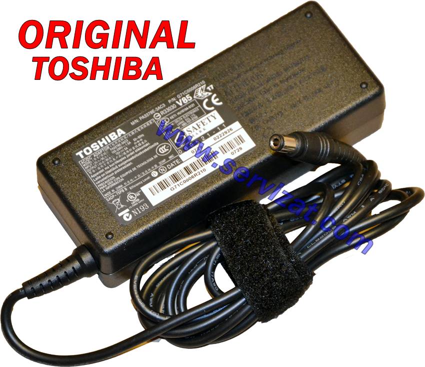 Адаптер за лаптоп ОРИГИНАЛЕН (Зарядно за лаптоп) Toshiba 15V 5A 6A PA2501U ремаркетиран