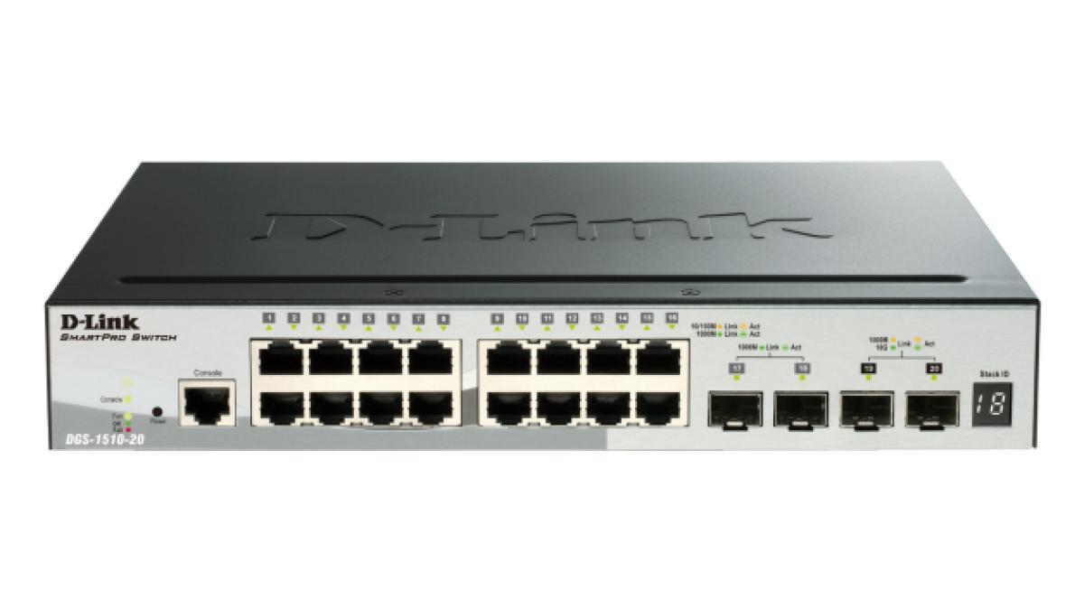 D-Link 52-Port Gigabit Stackable POE Smart Managed Switch including 4 x 10G SFP+ | JAR Computers D-Link 52-Port Gigabit Stackable POE Smart Managed Switch including 4 x 10G SFP+