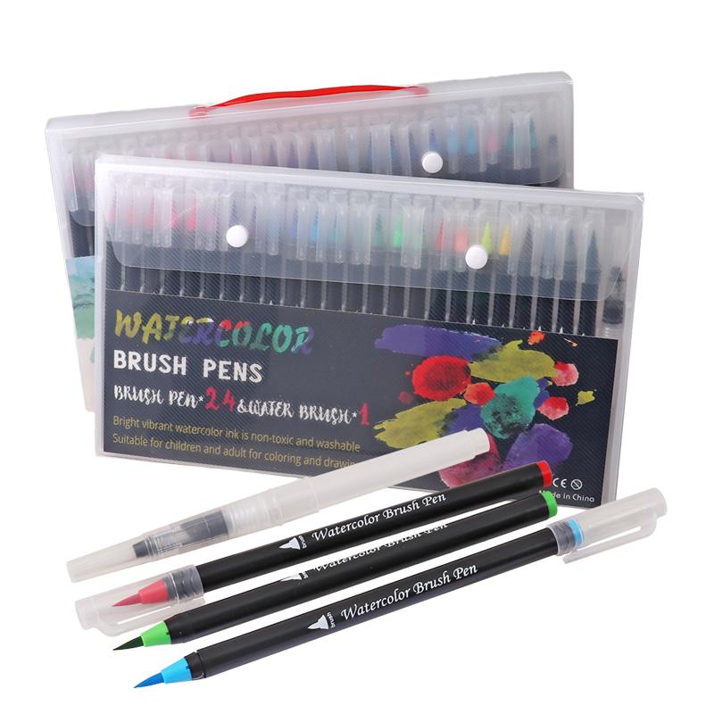 Foska Маркер-четка Brush, 24 цвята