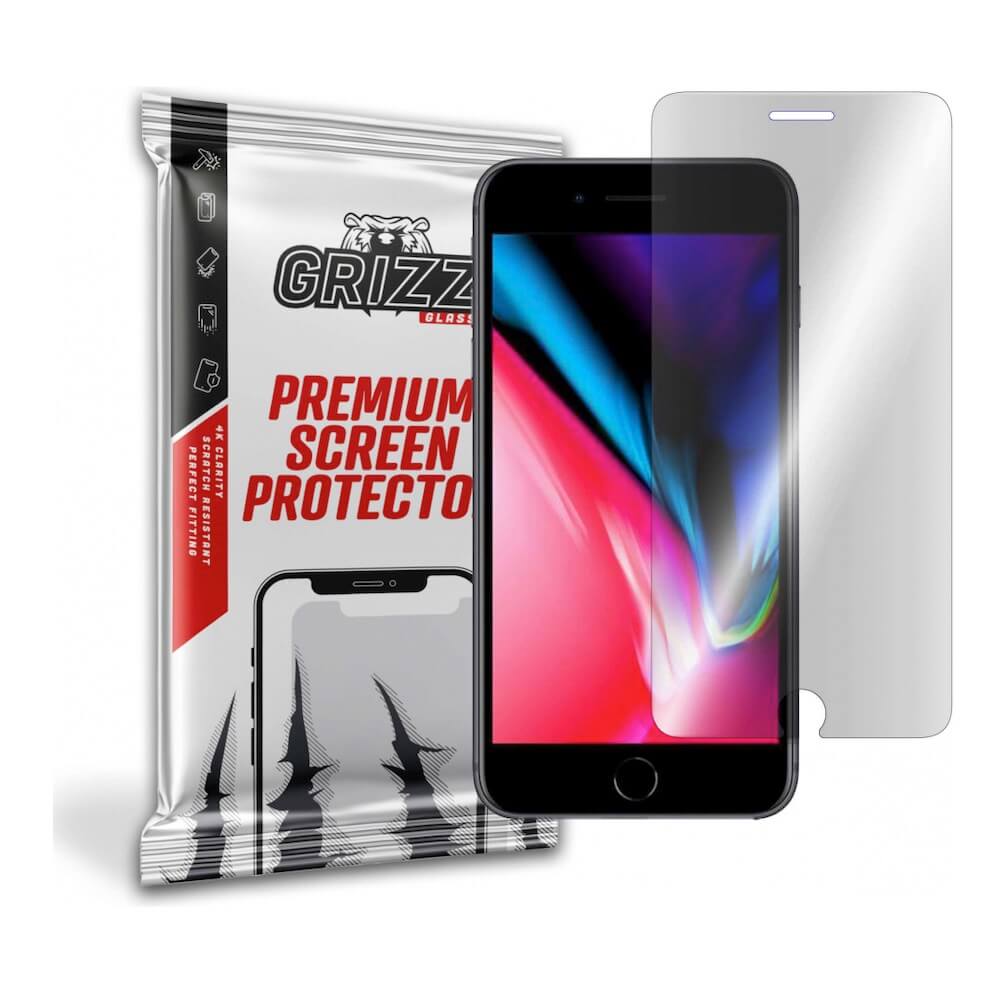 GrizzGlass PaperScreen Matte Screen Protector - качествено матирано защитно покритие за дисплея на iPhone SE (2022), iPhone SE (2020), iPhone 8, iPhone 7 (един брой)