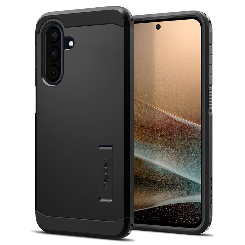 Хибриден кейс с най-висока степен на защита за Samsung Galaxy A36 5G - Spigen Tough Armor Case (черен) | JAR Computers Хибриден кейс с най-висока степен на защита за Samsung Galaxy A36 5G - Spigen Tough Armor Case (черен)