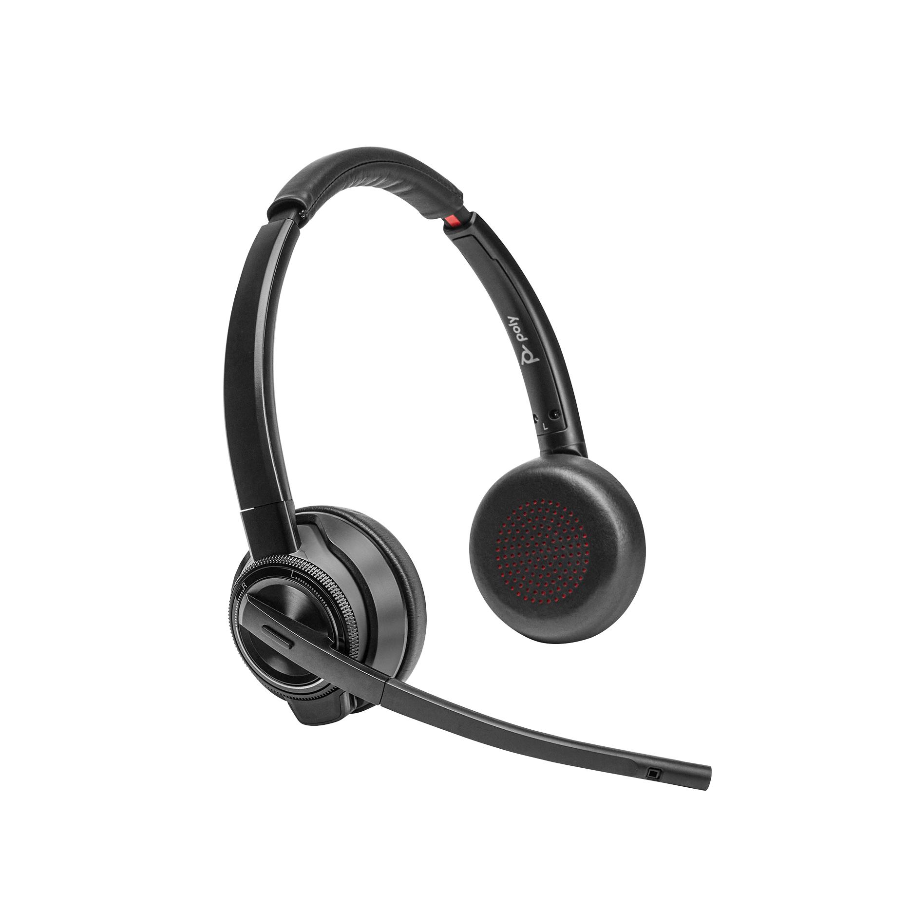 HP Poly Savi 8420 Office Stereo сертифицирани за Microsoft Teams DECT 1880-1900 MHz слушалки | JAR Computers HP Poly Savi 8420 Office Stereo сертифицирани за Microsoft Teams DECT 1880-1900 MHz слушалки