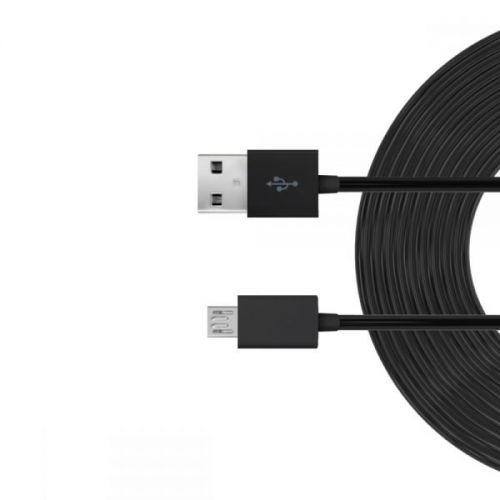 Кабел за устройства с microUSB порт (300 см) - Just Wireless microUSB Charge and Sync Cable (черен) | JAR Computers Кабел за устройства с microUSB порт (300 см) - Just Wireless microUSB Charge and Sync Cable (черен)