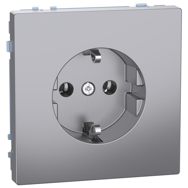 Контакт шуко механизъм 16A с лицев панел Неръждаема стомана System Design - Schneider Electric Merten System Design MEG2301-6036 | JAR Computers Контакт шуко механизъм 16A с лицев панел Неръждаема стомана System Design - Schneider Electric Merten System Design MEG2301-6036