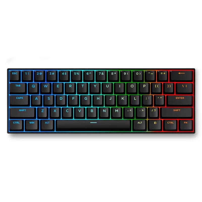 MCHOSE геймърска механична клавиатура Gaming Mechanical Keyboard Ace 60 Pro - 8K, TTC Uranus Magnetic Switch - Standard [Linear] (English US), Black