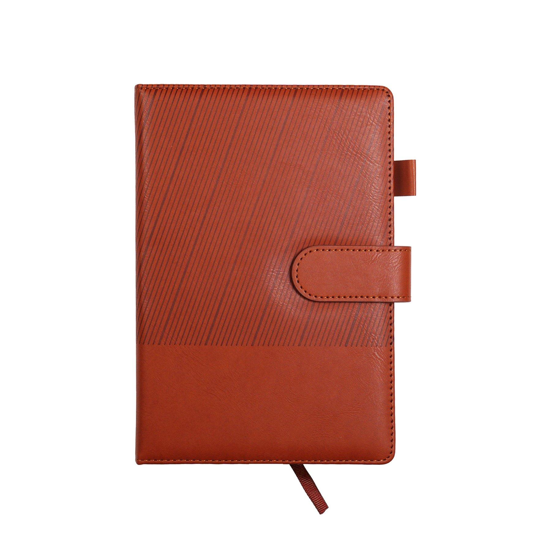 Office 1 Бележник, с магнитно закопчаване, без дати, А5, кафяв | JAR Computers Office 1 Бележник, с магнитно закопчаване, без дати, А5, кафяв