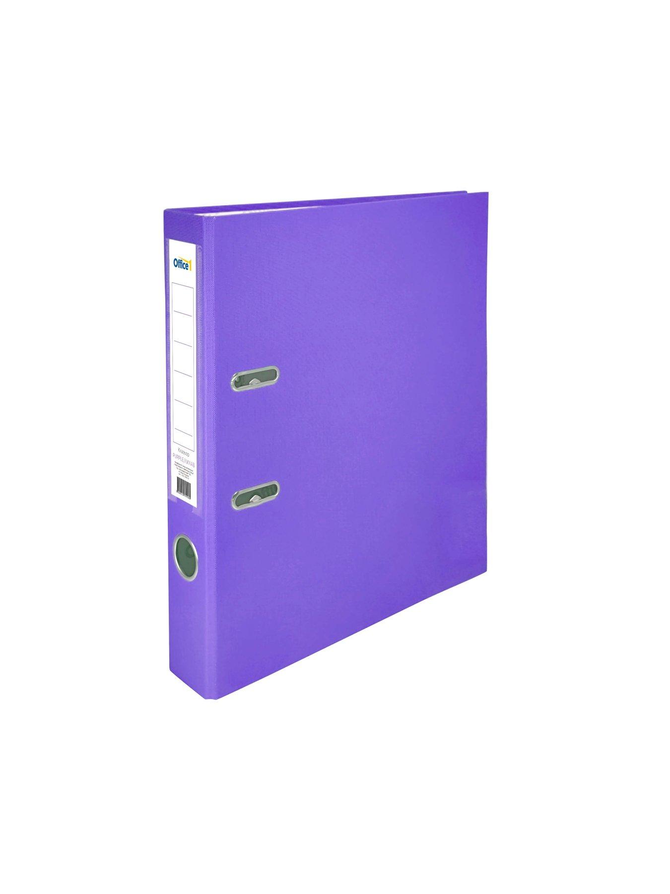 Office 1 Класьор, 5 cm, PP, без метален кант, лилав | JAR Computers Office 1 Класьор, 5 cm, PP, без метален кант, лилав