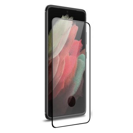 Стъклено защитно покритие за целия дисплей на Samsung Galaxy S21 Ultra - Premium Full Glue 3D Tempered Glass (черен) | JAR Computers Стъклено защитно покритие за целия дисплей на Samsung Galaxy S21 Ultra - Premium Full Glue 3D Tempered Glass (черен)