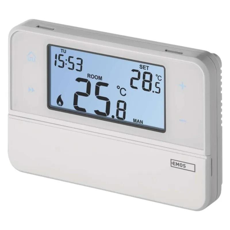 Термостат OpenTherm 5…35 °C с LCD дисплей 6A EMOS | JAR Computers Термостат OpenTherm 5…35 °C с LCD дисплей 6A EMOS