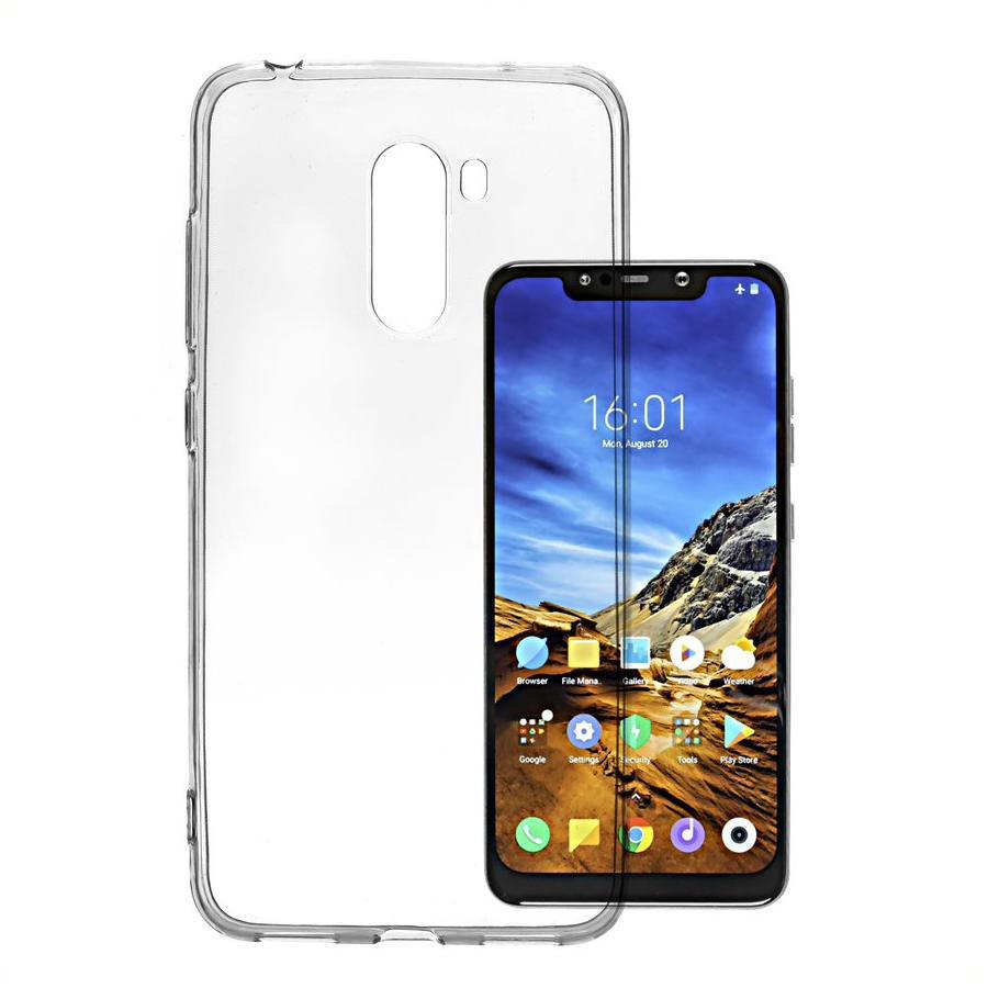 Тънък силиконов кейс за Xiaomi Pocophone F1 - 4smarts Soft Cover Invisible Slim (прозрачен) | JAR Computers Тънък силиконов кейс за Xiaomi Pocophone F1 - 4smarts Soft Cover Invisible Slim (прозрачен)
