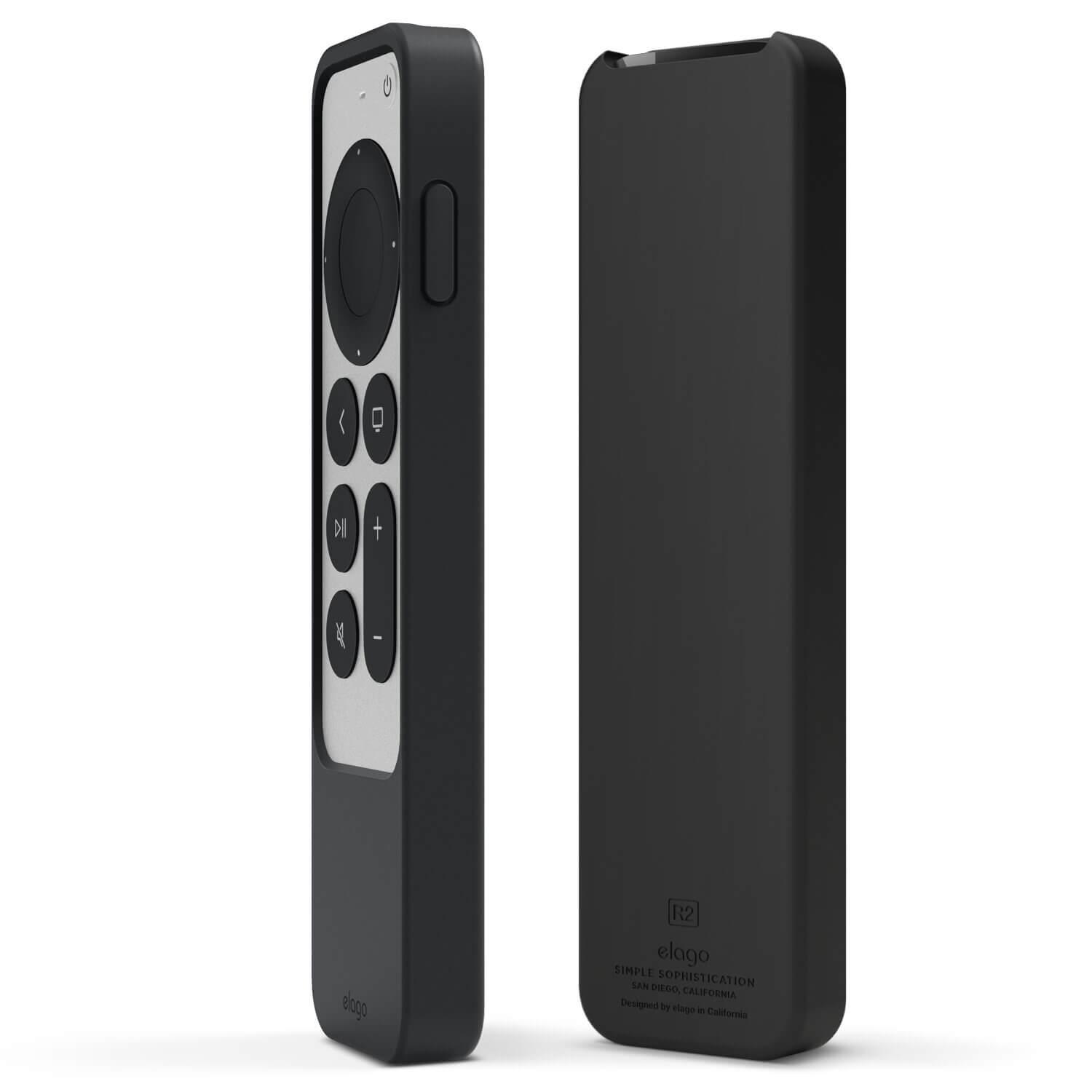 Удароустойчив силиконов калъф за Apple TV Siri Remote (2021) - Elago R2 Slim Case (черен) | JAR Computers Удароустойчив силиконов калъф за Apple TV Siri Remote (2021) - Elago R2 Slim Case (черен)