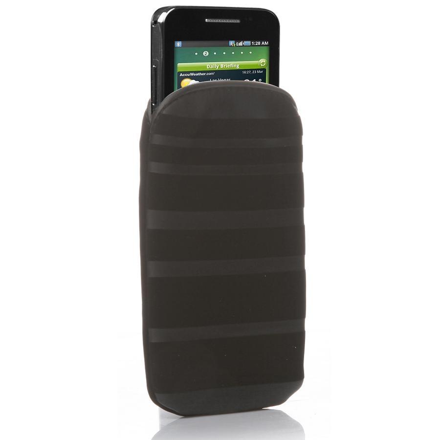 Велурен калъф за iPhone 4S, iPhone 4 и мобилни телефони - SBS Stripes Smooth Case M (черен) | JAR Computers Велурен калъф за iPhone 4S, iPhone 4 и мобилни телефони - SBS Stripes Smooth Case M (черен)