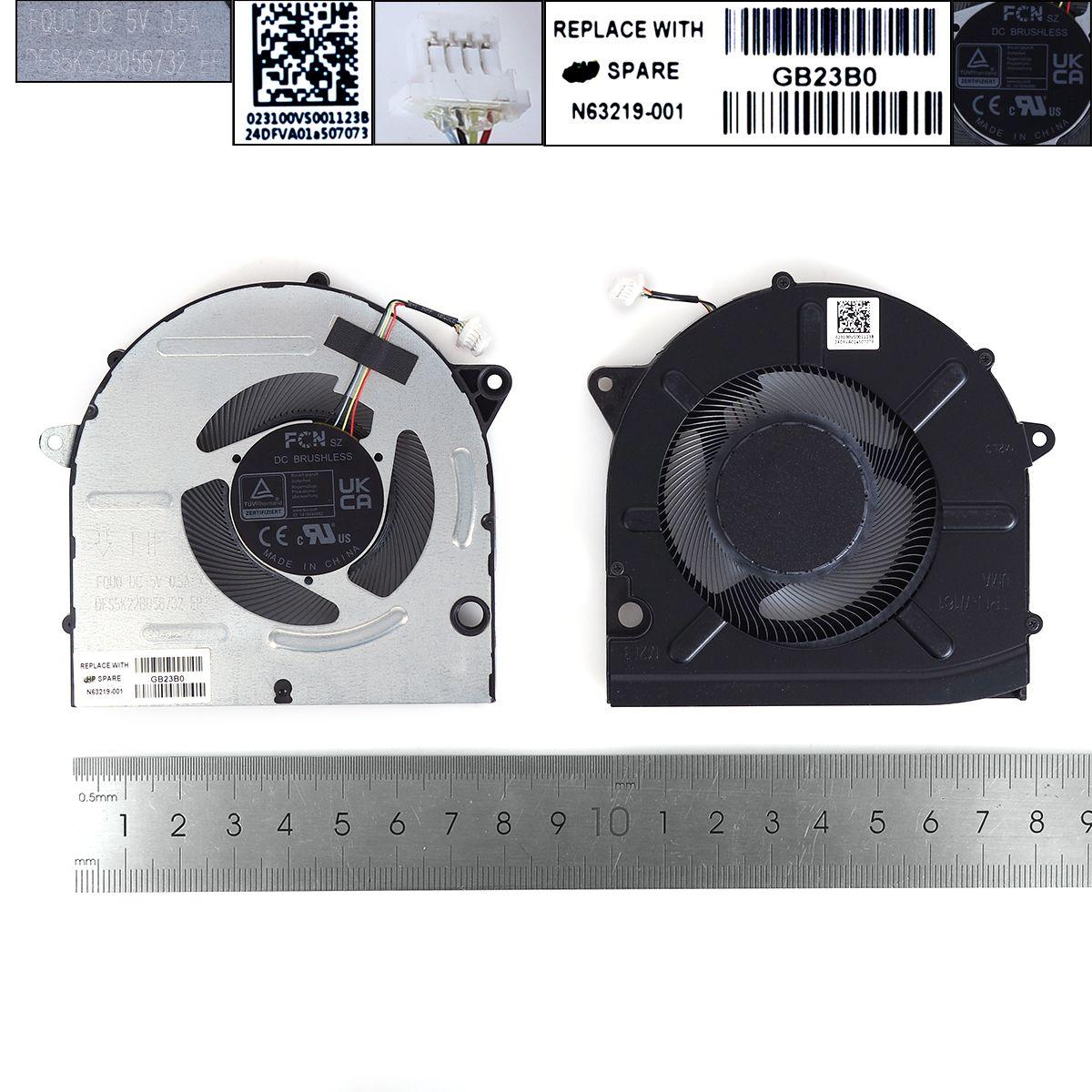 Вентилатор за лаптоп HP Pavilion Plus 16-AB 16t-AB TPN-W161 - 5V