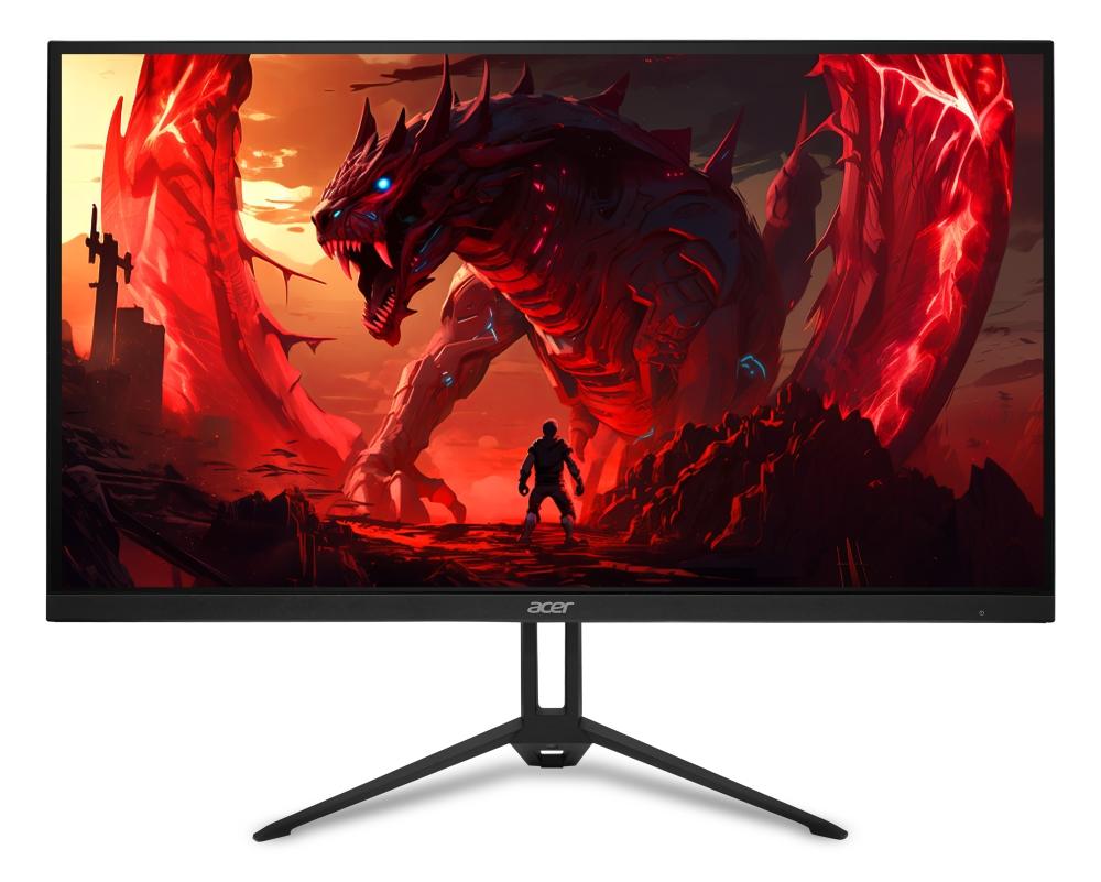 Acer Nitro KG273UW2bmiippx, 27'' IPS, QHD (2560x1440), ZeroFrame, FreeSync Premium, 240Hz (DP)/144Hz (HDMI), 0.5ms/1ms, 100M:1, 250 nits, HDR10, 99% sRGB, 2x HDMI 2.0, 2xDP 1.4, Audio Out, Speakers, Tilt, VESA, Black