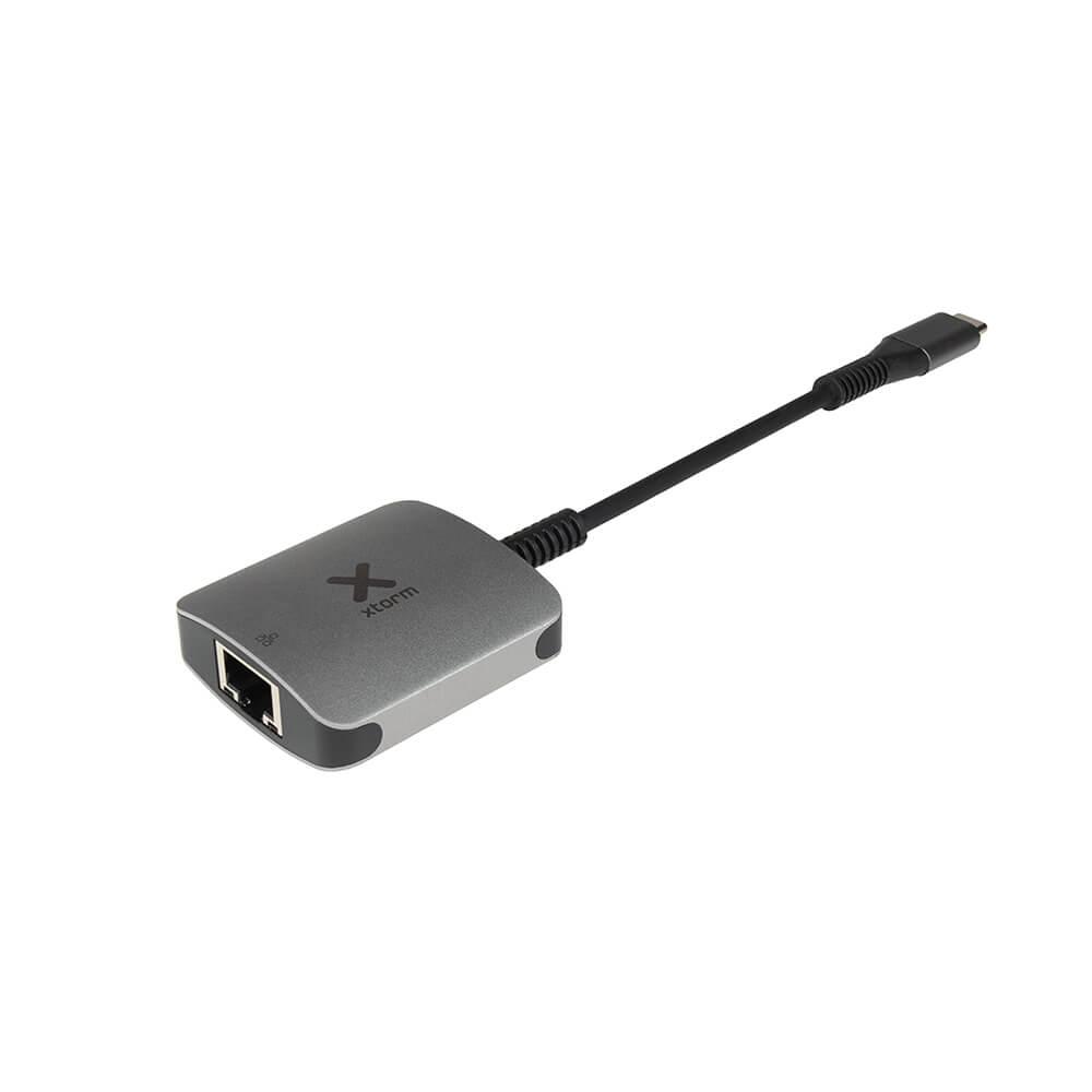 Адаптер за свързване от USB-C към Ethernet жичен интернет - A-solar Xtorm XC012 USB-C Hub Ethernet Adapter (тъмносив) | JAR Computers Адаптер за свързване от USB-C към Ethernet жичен интернет - A-solar Xtorm XC012 USB-C Hub Ethernet Adapter (тъмносив)