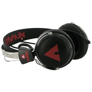 Слушалки с 3.5 мм аудио букса - Airwalk Headphones (черно-червени) | JAR Computers Слушалки с 3.5 мм аудио букса - Airwalk Headphones (черно-червени)