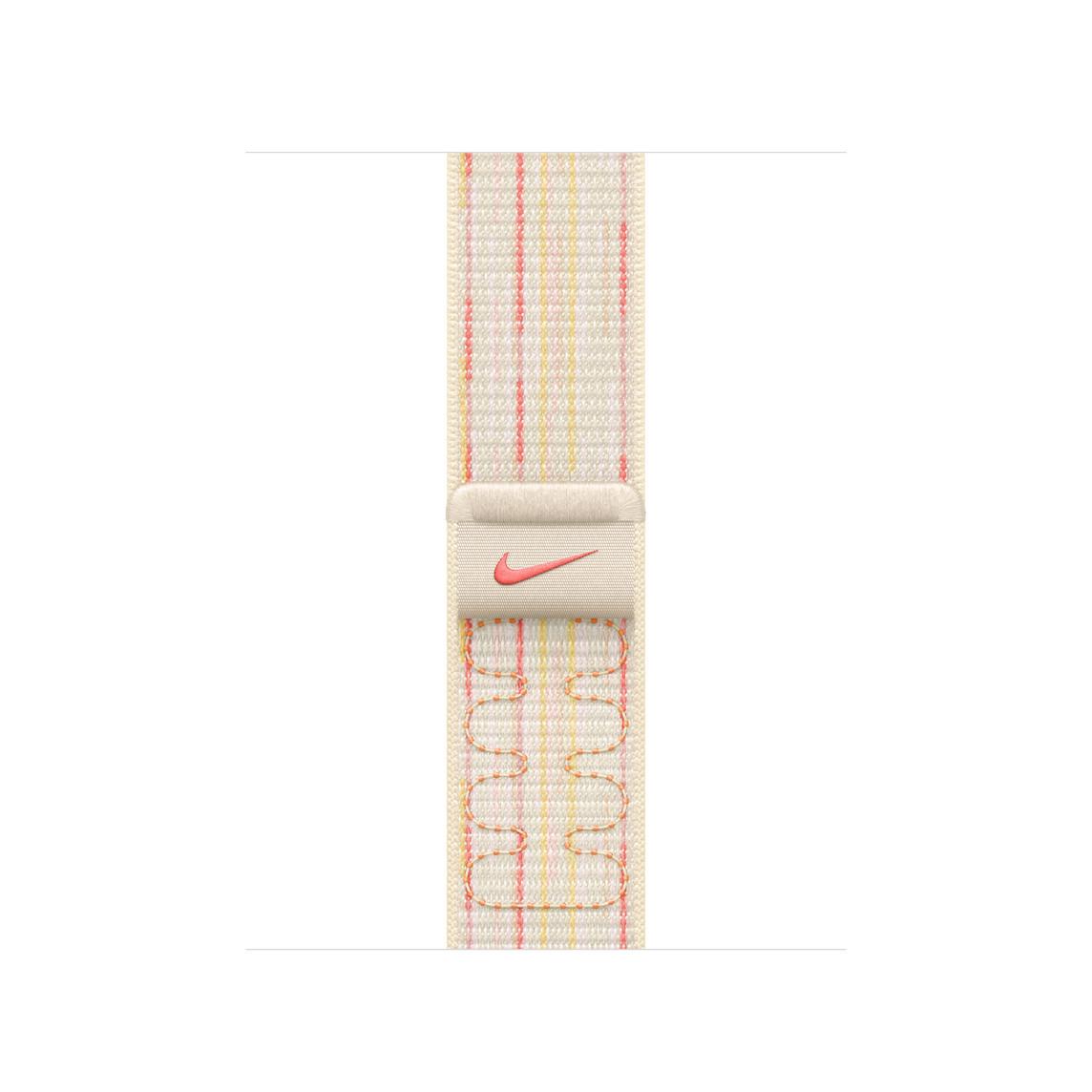 Apple Watch 40mm Nike Sport Loop:  Starlight/Pink Nike Sport Loop | JAR Computers Apple Watch 40mm Nike Sport Loop:  Starlight/Pink Nike Sport Loop