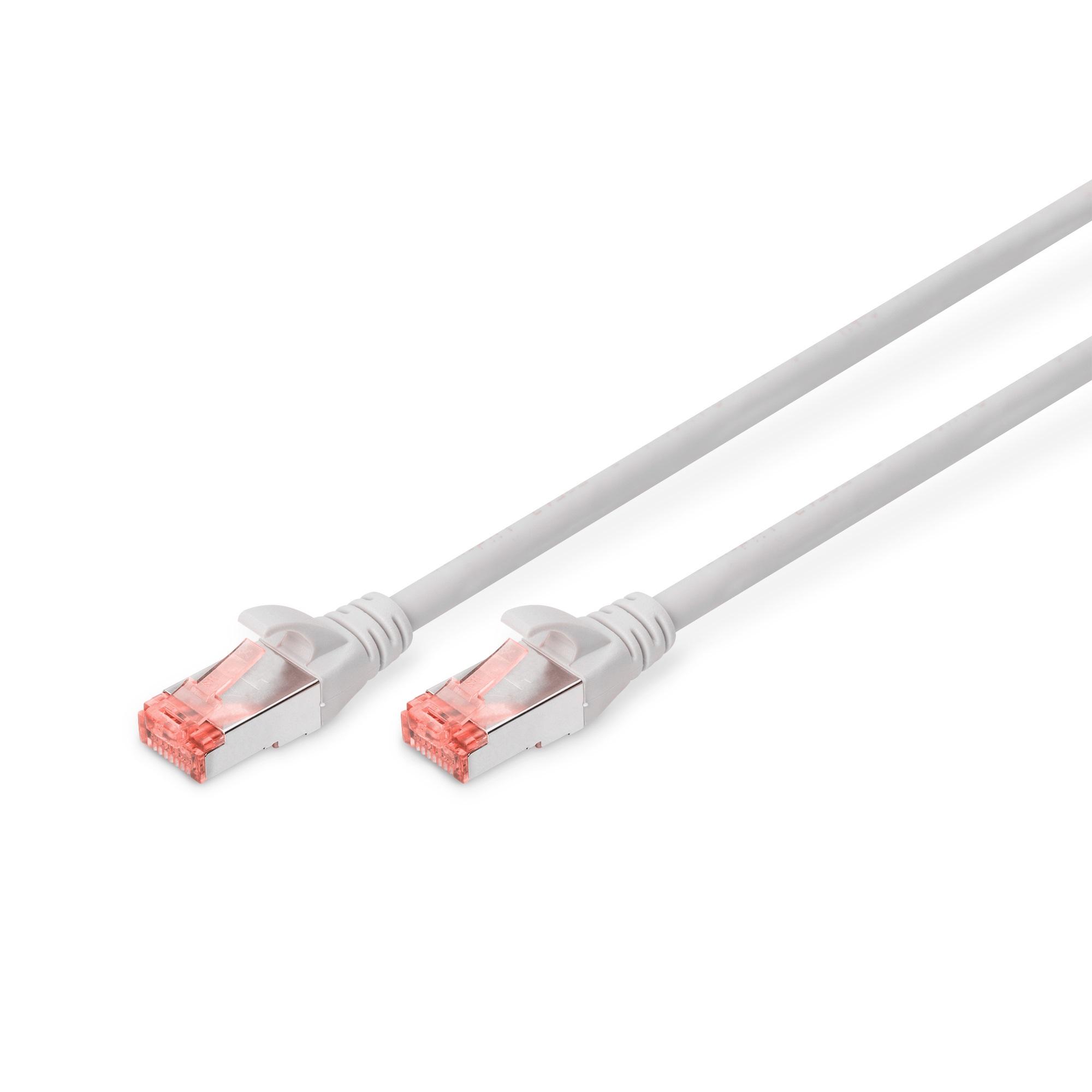 DIGITUS DK-1644-300 :: Patch кабел CAT. 6 S/FTP, меден, 30.0 м, сив | JAR Computers DIGITUS DK-1644-300 :: Patch кабел CAT. 6 S/FTP, меден, 30.0 м, сив