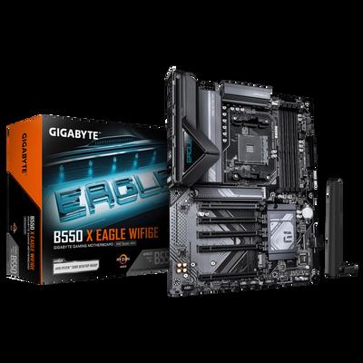 Дънна платка MB GBT AMD AM4 B550 X EAGLE WIFI6E | JAR Computers Дънна платка MB GBT AMD AM4 B550 X EAGLE WIFI6E
