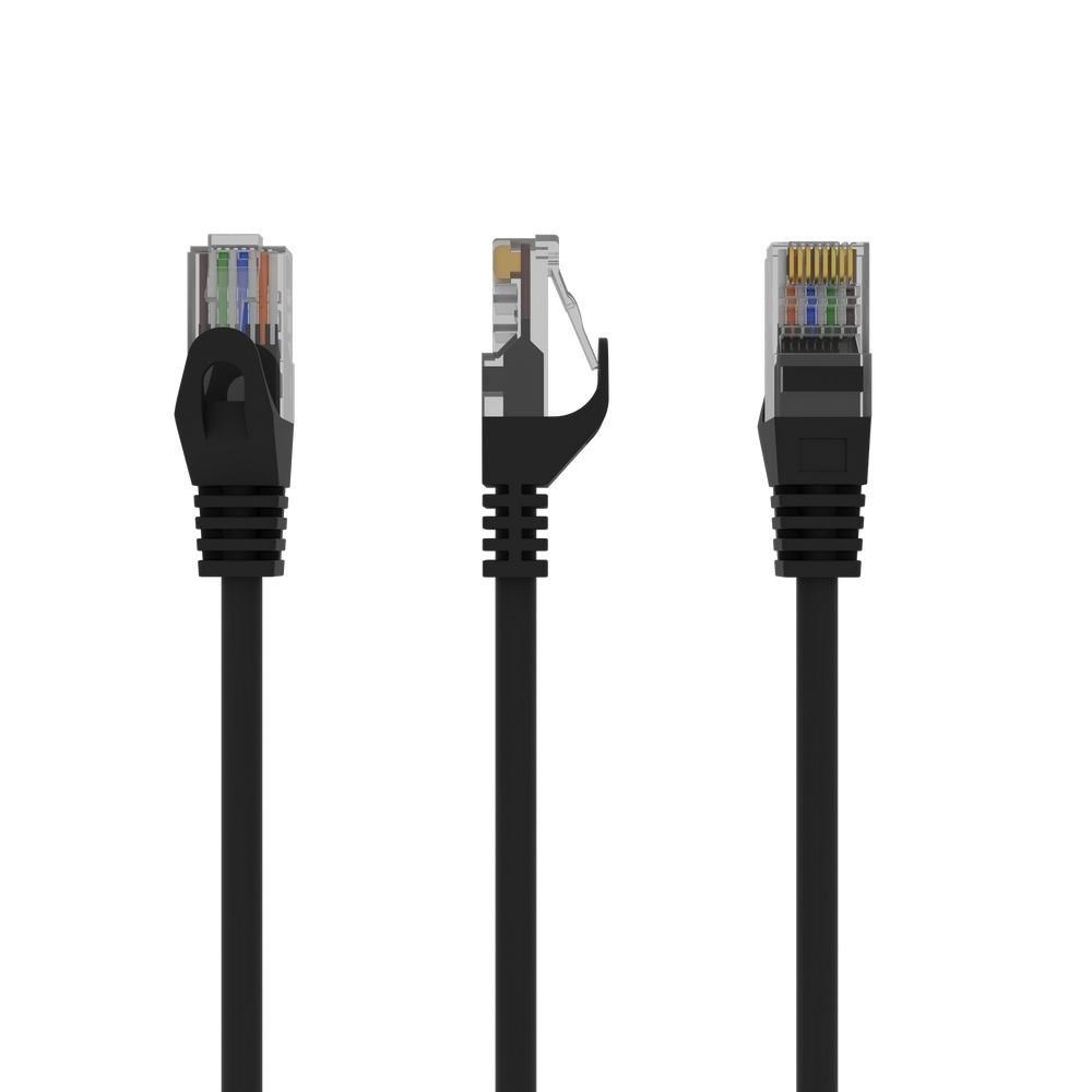 Gembird Patchcord CAT 6 Molded Ends 2m Black (PP6U-2M/BK) (GEMPP6U-2M/BK) | JAR Computers Gembird Patchcord CAT 6 Molded Ends 2m Black (PP6U-2M/BK) (GEMPP6U-2M/BK)