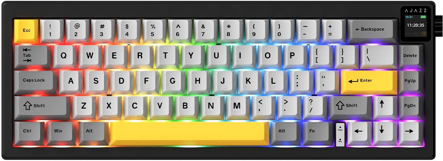 Механична клавиатура AJAZZ – AK650, безжична, Dream Weaver, RGB, черна | JAR Computers Механична клавиатура AJAZZ – AK650, безжична, Dream Weaver, RGB, черна