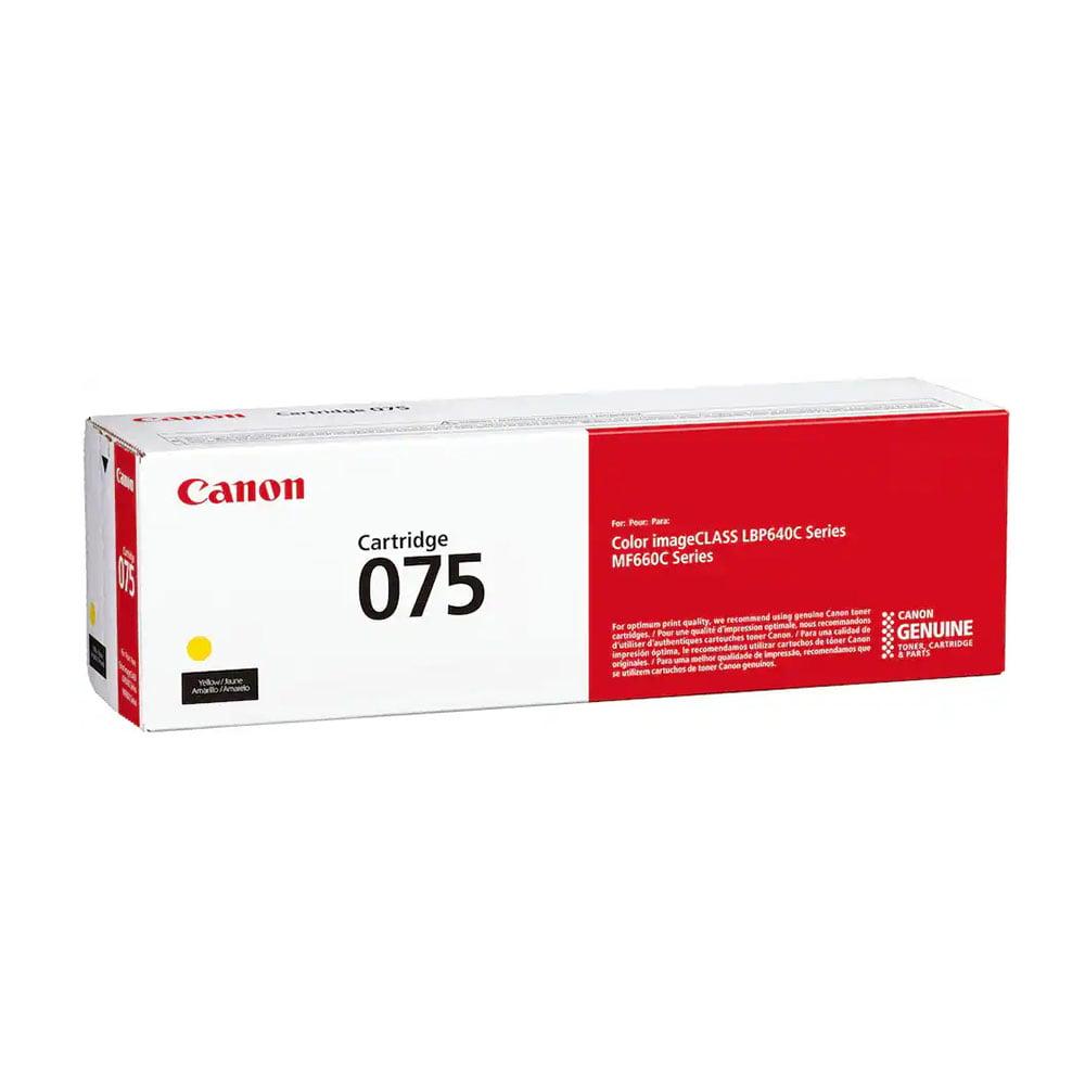 Оригинална тонер касета Canon CRG-075, MF664/667, 1300 страници/5%, Yellow