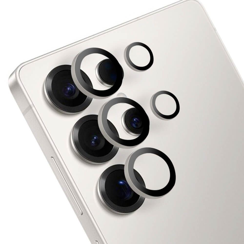 Предпазни стъклени лещи за камерата на Samsung Galaxy S25 Ultra - OBALME Tempered Glass Camera Lens Protector (сив) | JAR Computers Предпазни стъклени лещи за камерата на Samsung Galaxy S25 Ultra - OBALME Tempered Glass Camera Lens Protector (сив)
