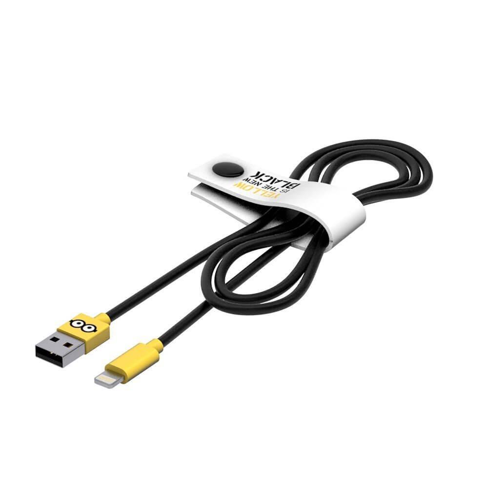 Сертифициран Lightning кабел за iPhone, iPad и iPod с Lightning (120 см) - USB Tribe Minions Jail Time Minion Lightning Cable | JAR Computers Сертифициран Lightning кабел за iPhone, iPad и iPod с Lightning (120 см) - USB Tribe Minions Jail Time Minion Lightning Cable