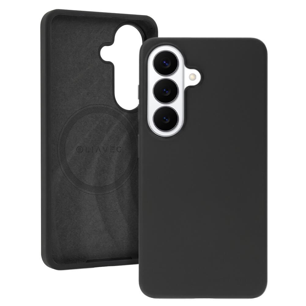 Силиконов (TPU) калъф с MagSafe за Samsung Galaxy S26 - Liavec Silk Shield Case with Metal Camera Frame (черен) | JAR Computers Силиконов (TPU) калъф с MagSafe за Samsung Galaxy S26 - Liavec Silk Shield Case with Metal Camera Frame (черен)
