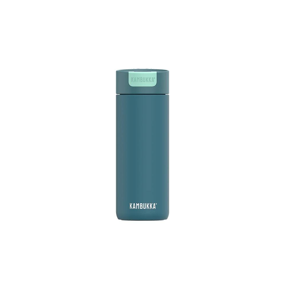 Термочаша ​от неръждаема стомана Kambukka Olympus с термокапак Snapclean®, 500 мл, Peacock Blue