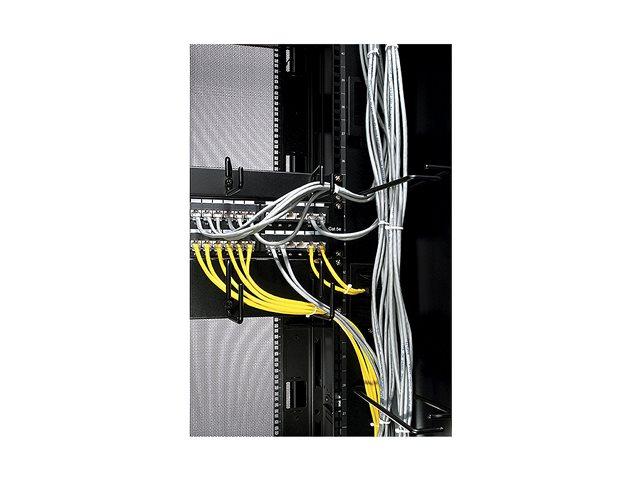 APC cable Organizer 1HE black horizontal | JAR Computers APC cable Organizer 1HE black horizontal