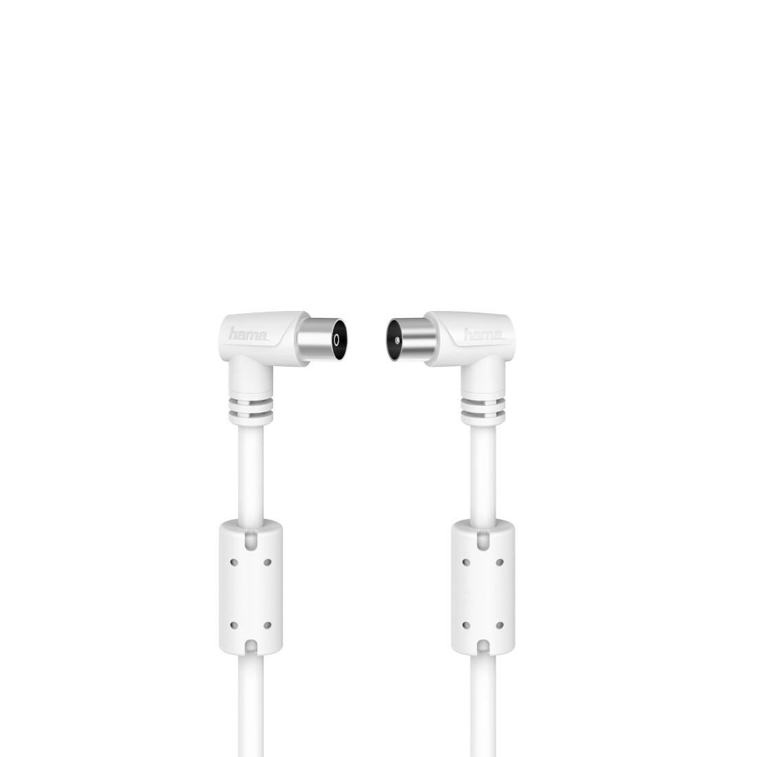 Hama 00205056 коаксиален кабел 1,5 м Коаксиални Бяла | JAR Computers Hama 00205056 коаксиален кабел 1,5 м Коаксиални Бяла