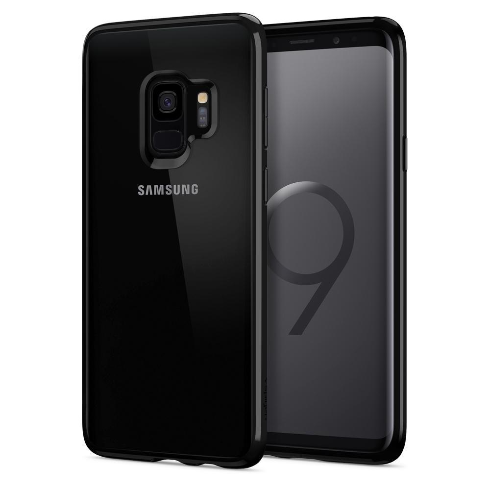Хибриден кейс с висока степен на защита за Samsung Galaxy S9 - Spigen Ultra Hybrid Case (черен-гланц) | JAR Computers Хибриден кейс с висока степен на защита за Samsung Galaxy S9 - Spigen Ultra Hybrid Case (черен-гланц)