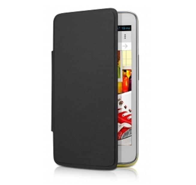Кожен кейс за Alcatel One Touch Scribe Easy - Alcatel Flipcover FC8000 (черен) | JAR Computers Кожен кейс за Alcatel One Touch Scribe Easy - Alcatel Flipcover FC8000 (черен)