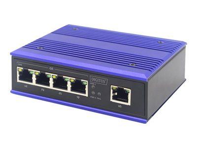 Мрежов суич DIGITUS Professional DN-651118 Industrial - switch - 5 ports - unmanaged