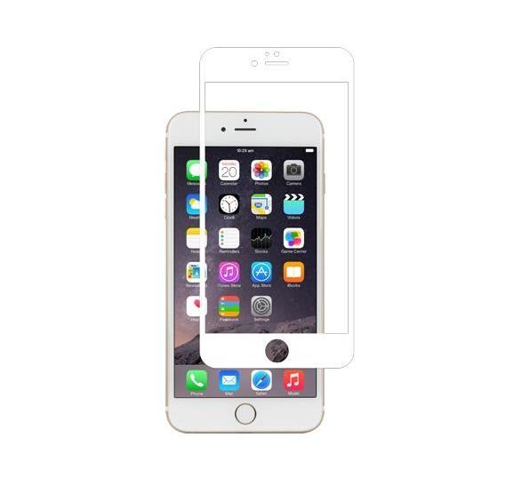 Обхващащо ръбовете матово защитно покритие за iPhone 8, iPhone 7, iPhone 6, iPhone 6S - Moshi iVisor AG (бял) | JAR Computers Обхващащо ръбовете матово защитно покритие за iPhone 8, iPhone 7, iPhone 6, iPhone 6S - Moshi iVisor AG (бял)