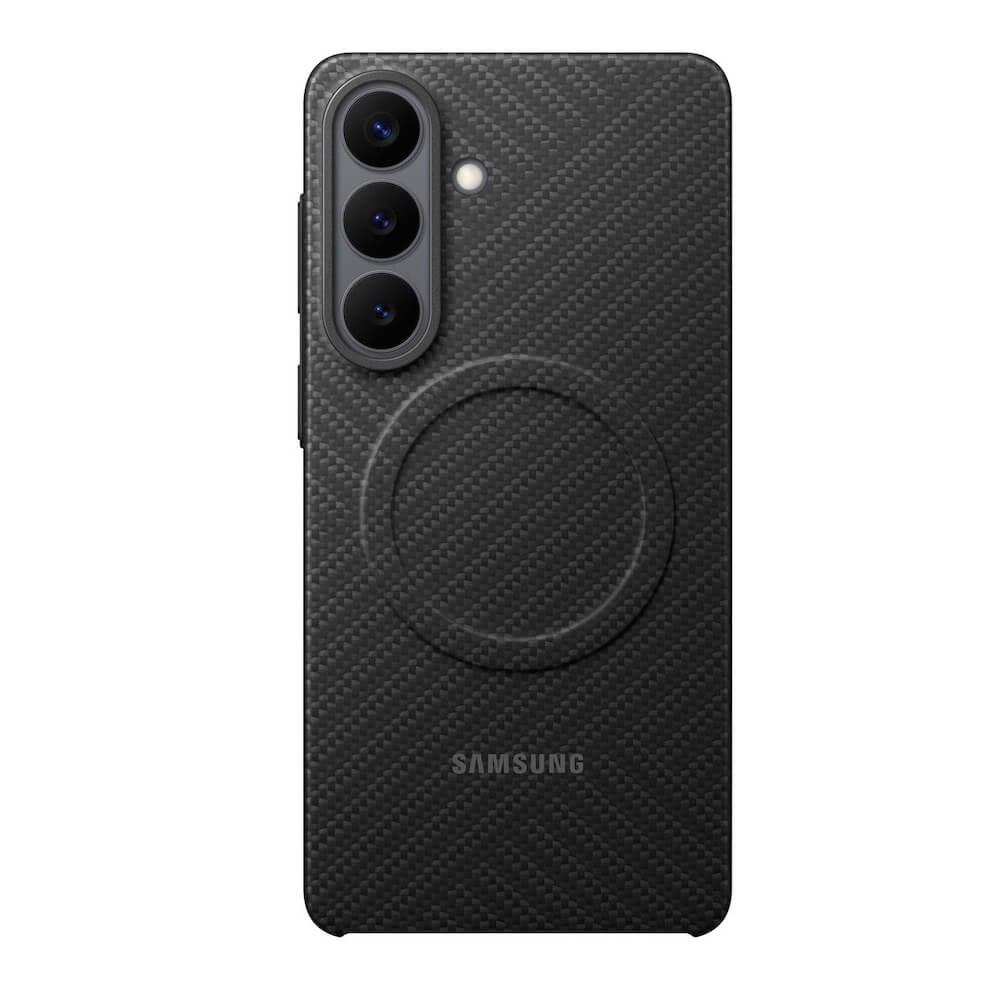 Оригинален кевларен кейс с MagSafe за Samsung Galaxy S26 Plus - Samsung Carbon Magnet Case EF-KS947SNE (черен) | JAR Computers Оригинален кевларен кейс с MagSafe за Samsung Galaxy S26 Plus - Samsung Carbon Magnet Case EF-KS947SNE (черен)